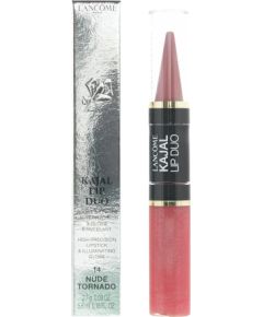 Set Duo, Lancome, Lip Kajal Duo, Cream Lipstick & Lip Gloss, 14, Nude Tornado, 2.7 g Помады, блески, бальзамы