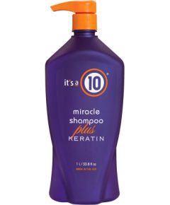 It`s A 10 It's a 10, Miracle Shampoo Plus Keratin, Hair Shampoo, Hydrate & Protect, 1000 ml Šampūni