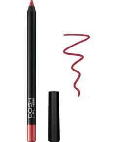 Gosh, Velvet Touch, Waterproof, Lip Liner, 004, Simply Red, 1.2 g *Tester Lūpu krāsas, spīdumi, balzāmi