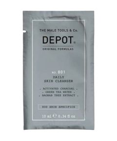 Depot, 800 Skin Specifics No. 801, Activated Charcoal, Detoxifying, Cleansing Gel, For Face, 10 ml Ķermeņa kosmētika
