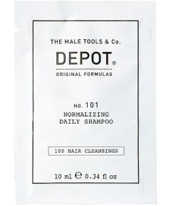 Depot, 100 Hair Cleansing No. 101, Botanical Complex, Hair Shampoo, Normalizing, 10 ml Šampūni