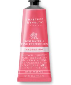 Crabtree & Evelyn, Rosewater, Hydrating, Hand Cream, 100 g *Tester Ķermeņa kosmētika