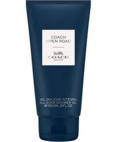 Coach, Open Road, Aromatic, Woody, Shower Gel, All Over Body, All Skin Types, 150 ml Dušas želejas ķermenim