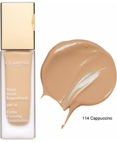 Clarins, Extra-Firming, Anti-Ageing, Liquid Foundation, 114, Cappucino, SPF 15, 15 ml *Tester Dekoratīvā kosmētika