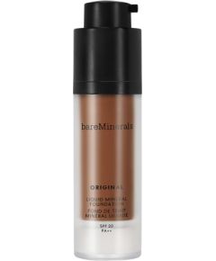 BareMinerals, Original Liquid Mineral, Luminous, Liquid Foundation, 30, Deepest Deep, SPF 20, 30 ml Dekoratīvā kosmētika