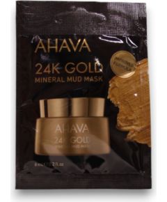 Ahava, Single Use 24K Gold Mineral, Hydrating, Mud Mask, For Face, 6 ml Ķermeņa kosmētika