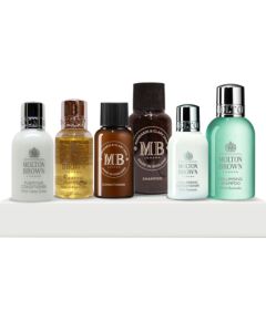 Hair Therapy Discovery Set Molton Brown: Indian Cress, Hair Shampoo, For Purifying, 30 ml + Indian Cress, Hair Conditioner, For Purifying, 30 ml + Mandarin & Clary Sage, Hair Conditioner, For Repairing, 30 ml + Molton Brown, Kumudu, Hair Shampoo, For Volu Уход за волосами