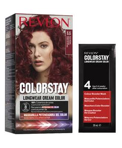 Revlon, Color Stay, Permanent Hair Dye, 6.6 Intense Red, 165 ml Matu kopšana