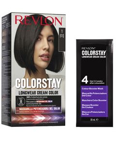 Revlon, Colorstay, Permanent Hair Dye, 1 Black, 130 ml Matu kopšana