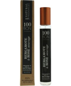 100 Bon, Bergamote & Rose Sauvage, Eau De Parfum, Unisex, Refillable, 10 ml Духи и косметика