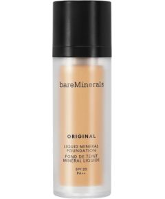 BareMinerals, Original Liquid Mineral, Luminous, Liquid Foundation, 18, Medium Tan, SPF 20, 30 ml Dekoratīvā kosmētika