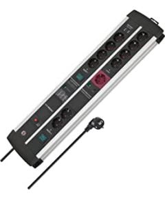 Brennenstuhl Premium-Protect-Line, 11-way duo, power strip (black/silver, 120,000A surge protection, 3 meters) Jaunumi - Audio-Video