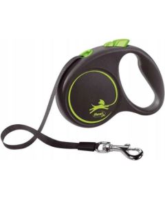Flexi Automatic leash Black Design S 5 m, green Citas preces