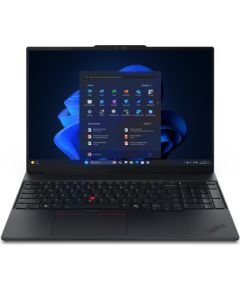 Lenovo ThinkPad E16 Gen 3 (Intel) Intel Core Ultra 5 225U Laptop 40.6 cm (16") WQXGA 16 GB DDR5-SDRAM 512 GB SSD Wi-Fi 6E (802.11ax) Windows 11 Pro English Black Ноутбуки