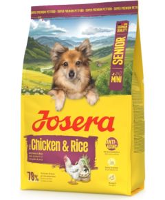 Josera Mini Senior Chicken & Rice 3kg Suņu barība