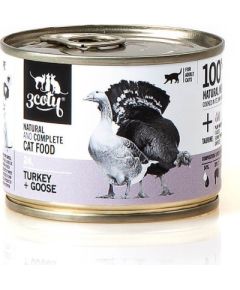 3COTY 24. Turkey and goose - wet cat food - 180g Kaķu konservi