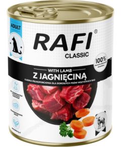 Dolina Noteci RAFI Classic with lamb - wet dog food - 800g Suņu barība