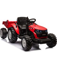 Lean Cars HC-306 Red Battery Tractor With 24V Trailer Jaunumi, Bērnu preces
