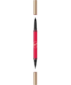 Valentino, Twin Liner, Double-Ended, Gel Pencil Eyeliner, 02, Black & Rosso, 8 g Kосметические средства