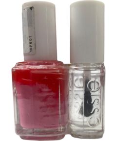 Set Essie: Nail Enamel, Vegan, Glossy Shine Finish, Nail Polish, 20, Lovie Dovie, 13.5 ml + Nail Care - Good To Go, Top Coat, Nail Strengthening Lacquer, 5 ml Dekoratīvā kosmētika
