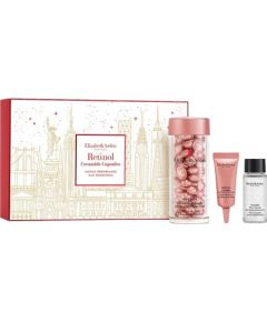 Set Elizabeth Arden: Retinol, Ceramide, Reduces Fine Lines & Wrinkles, Serum Capsules, Face, 60 pcs + Ceramide, Retinol, Smoothing, Eye Cream, 5 ml + Retinol + HPR Ceramide, Renewing, Water Cream, For Face, 15 ml Парфюмерные наборы