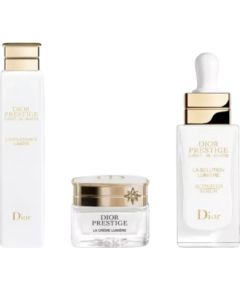 Set Christian Dior: Prestige Light-In-White, Illuminating, Serum, For Face, 30 ml + Prestige Light-In-White, Illuminating, Cream, For Face, 30 ml + Prestige L’Oleo-Essence Lumiere, Brightening, Peeling Lotion, 15 ml Dāvanu komplekti