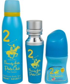 Set Beverly Hills Polo Club: No. 2, Eau De Parfum, For Women, 50 ml + No. 2, Anti-Perspirant, Deodorant Roll-On, For Women, 50 ml + 1982 - Sport 2, Freshness, Body Spray, 150 ml Парфюмерные наборы