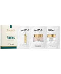Set Ahava: MultiVitamin C+, Firming, Serum, For Face, 3 ml *Sample + Multivitamin Firming Massage, Cream Mask, For Face, 3 ml *Sample + MultiVitamin, Firming, Day, Cream, For Face, SPF 30, 3 ml *Sample Dāvanu komplekti