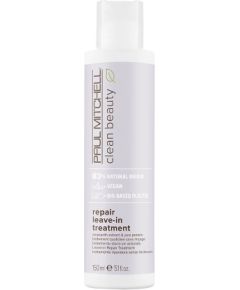 Paul Mitchell, Clean Beauty Repair, Vegan, Hair Leave-In Cream Treatment, Restores, 150 ml Уход за волосами