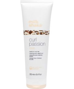 Milk Shake, Passion Curl, Hair Treatment Cream Mask, Moisturizing, After Shampoo, 250 ml Matu kopšana