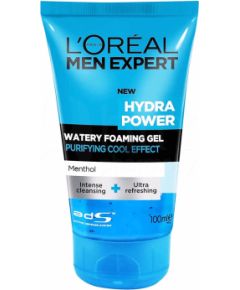 L'Oreal Paris, Men Expert Hydra Power, Menthol, Cleansing and Hydrating, Gel, For Face, 100 ml Уход за лицом