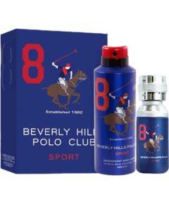 Gift Set Beverly Hills Polo Club: 1982 - Sport 8, Eau De Toilette, For Men, 100 ml + 1982 - Sport 8, Anti-Perspirant, Deodorant Spray, For Men, 175 ml Парфюмерные наборы