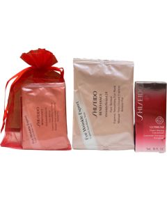 Eye2Eye Set Shiseido: Ultimune Power Infusing, Energising, Serum, For Face, 5 ml + Benefiance WrinkleResist24, Retinol, Smoothing, Under-Eye Mask Patch, 2 x 12 pcs Dāvanu komplekti