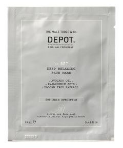 Set, Depot, 800 Skin Specifics No. 807, Hyaluronic Acid, Soothing/Hydrating & Nourishing, Sheet Mask, For Face, Day, 12 pcs, 13 ml Sejas kopšana