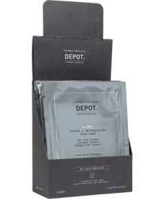 Set, Depot, 800 Skin Specifics No. 806, Hyaluronic Acid, Toning & Revitalizing, Sheet Mask, For Face, Day, 12 pcs, 13 ml Sejas kopšana