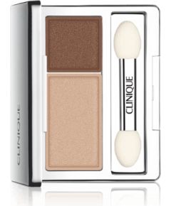 Clinique, All About Shadow Duo, Eyeshadow Powder, 402, Like Mink, 2.2 g *Tester Dekoratīvā kosmētika