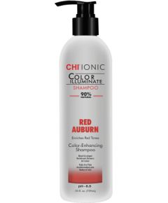 Chi, Ionic Color Illuminate, Paraben-Free, Hair Colour Shampoo, For Natural Hair Color & Color Treated Hair, Red Auburn, 739 ml Šampūni