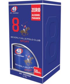 Beverly Hills Polo Club, Sport, Deodorant Roll-On, For Men, 50 ml Дезодоранты
