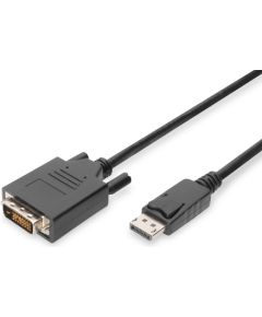 Digitus Adapter Cable, DP - DVI DisplayPort 2 m  Кабель HDMI