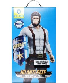 Защитное стекло дисплея 5D Mr. Monkey Glass (Strong Privacy) Apple iPhone 15/16 черное Защитная пленка для экрана