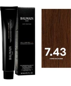 Balmain Professionnel, Couleurs Couture, Permanent Hair Dye, 7.43 Copper Gold Blonde, 60 ml Уход за волосами