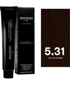 Balmain Professionnel, Couleurs Couture, Permanent Hair Dye, 5.31 Light Gold Ash Brown, 60 ml Уход за волосами