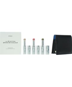 Blue Set Byredo: Colour Stick, Multifunctional, Eyeshadow Stick, 509, Solar Flare, 3.5 g + Colour Stick, Multifunctional, Eyeshadow Stick, Kumato Face, 3.5 g + Colour Stick, Multifunctional, Eyeshadow Stick, Flower Play, 3.5 g + Byredo, GWP Leather Pouch Dekoratīvā kosmētika