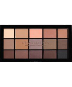 Makeup Revolution, Reloaded Palette, Eye Palette, Basic Mattes, 15x, 1.1 g Dekoratīvā kosmētika