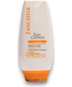 Lancaster, Sun Control, Anti-Wrinkle, Sunscreen Lotion, SPF 50, 125 ml *Tester Ķermeņa kosmētika
