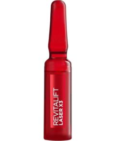 Set, L'Oreal Paris, Revitalift Laser Renew, Glycolic Acid, Peeling, Ampoules Treatment Serum, For Face, For Women, 7 pcs, 1 ml Ķermeņa kosmētika