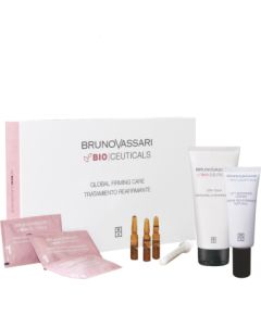 Global Firming Care Treatment Set Bruno Vassari: Bio Ceuticals, Green Tea, Exfoliating Powder, x3 pcs + Bio Ceuticals, Vitamin C, Ampoules Treatment Serum, For Women, x3 pcs + Bio Ceuticals Stay Tight, Cream Mask + Bio Ceuticals Lift Intensive, Lifting, C Парфюмерные наборы