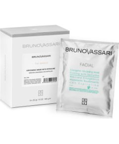 Set, Bruno Vassari, The Basics, Marine Algae, Lifting, Cream Mask, For Face & Neck, 6 pcs, 30 g Sejas kopšana