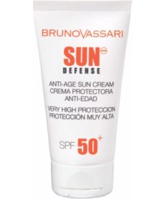 Bruno Vassari, Sun Defense, Vitamin E, UV Protection, Sunscreen Cream, For Face, SPF 50+, 50 ml Косметика для тела
