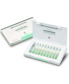 Set, Bruno Vassari, Pure Solutions, Niacinamide, Purifying, Ampoules Treatment Serum, For Oiliness, For Face, For Women, 10 pcs, 2 ml Косметика для тела